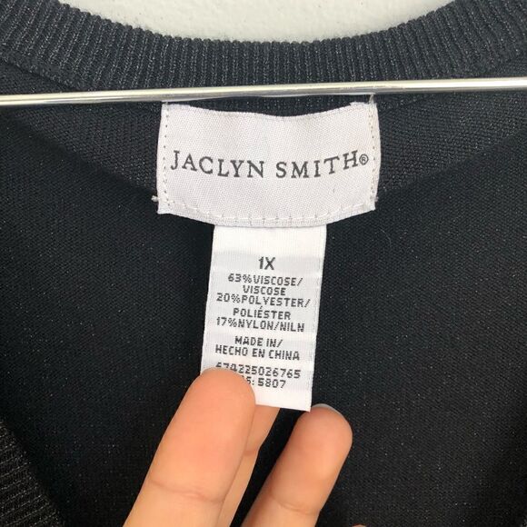 Jaclyn Smith Shimmering Cardigan Sweater - Picture 5 of 5